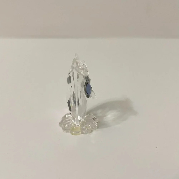Crystal Glass Owl Figurine Miniature Figure 1.5 Inch - Picture 15 of 16